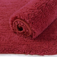 LUXE HOME INTERNATIONAL Runner Newman Microfiber 2500 GSM Anti Slip ( Mahroon, 2x5 Ft, Pack of 1 ) - 2x5 Ft, Mahroon