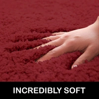 LUXE HOME INTERNATIONAL Runner Newman Microfiber 2500 GSM Anti Slip ( Mahroon, 2x5 Ft, Pack of 1 ) - 2x5 Ft, Mahroon