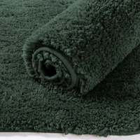 LUXE HOME INTERNATIONAL Runner Newman Microfiber 2500 GSM Anti Slip ( Hunter Green, 2x5 Ft, Pack of 1 ) - 2x5 Ft, Hunter Green