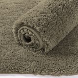 LUXE HOME INTERNATIONAL Bathmat Newman Microfiber 2500 GSM Anti Slip ( taupe, 40x60 cm, Pack of 1 ) - taupe