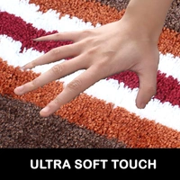 LUXE HOME INTERNATIONAL Runner Turkey Microfiber 1600 GSM Anti-Skid ( Cinnamon , 58 Cm x 140 Cm , Pack of 1 ) - Chinnamon