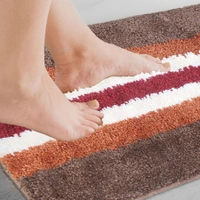 LUXE HOME INTERNATIONAL Runner Turkey Microfiber 1600 GSM Anti-Skid ( Cinnamon , 58 Cm x 140 Cm , Pack of 1 ) - Chinnamon