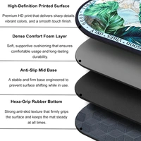 Luxe Home International Luxe Home Internationl Rubber Doormat Good Vibes Design Anti Slip Skid, Soft, Washable Door Mat for Home Entrance, Bathroom, Kitchen, Living Room, Office (35x58 cm) - 35x58, Multicolor