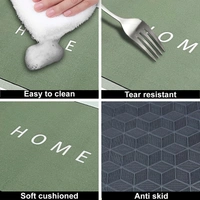 Luxe Home International Luxe Home Internationl Rubber Doormat Home Design Anti Slip Skid, Soft, Washable Door Mat for Home Entrance, Bathroom, Kitchen, Living Room, Office (35x58 cm) - 35x58, Multicolor