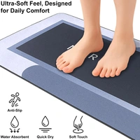 Luxe Home International Luxe Home Internationl Rubber Doormat Marine Design Anti Slip Skid, Soft, Washable Door Mat for Home Entrance, Bathroom, Kitchen, Living Room, Office (35x58 cm) - 35x58, Multicolor