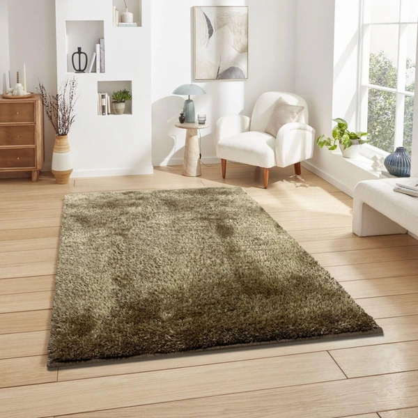 Luxe Home International Luxe Home Jordan Ultra Soft Microfiber (6x9 Feet) Floor Area Rug - Beige - Shaggy, Carpet for Living Room, Bedroom Carpets for Floor, and Home Decor - 6X9, Beige