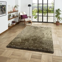 Luxe Home International Luxe Home Jordan Ultra Soft Microfiber (6x9 Feet) Floor Area Rug - Beige - Shaggy, Carpet for Living Room, Bedroom Carpets for Floor, and Home Decor - 6X9, Beige
