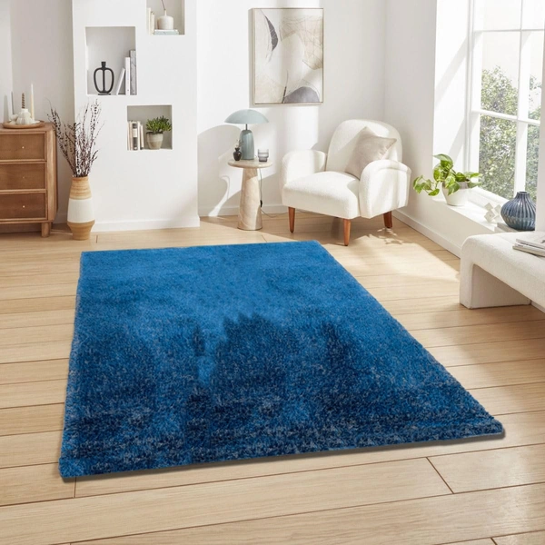 Luxe Home International Luxe Home Jordan Ultra Soft Microfiber (6x9 Feet) Floor Area Rug - Turquish - Shaggy, Carpet for Living Room, Bedroom Carpets for Floor, and Home Decor - 6X9, Turquish