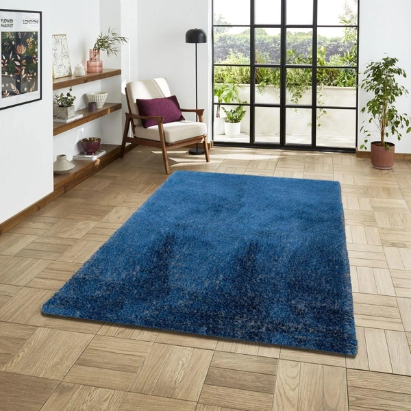 Luxe Home International Luxe Home Jordan Ultra Soft Microfiber (6x9 Feet) Floor Area Rug - Turquish - Shaggy, Carpet for Living Room, Bedroom Carpets for Floor, and Home Decor - 6X9, Turquish