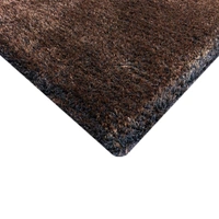 Luxe Home International Luxe Home Jordan Ultra Soft Microfiber (6x9 Feet) Floor Area Rug - Chocolate - Shaggy, Carpet for Living Room, Bedroom Carpets for Floor, and Home Decor - 6X9, Chocolate