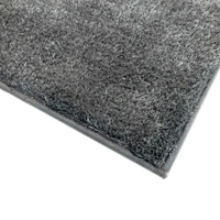 Luxe Home International Luxe Home Jordan Ultra Soft Microfiber (6x9 Feet) Floor Area Rug - Silver - Shaggy, Carpet for Living Room, Bedroom Carpets for Floor, and Home Decor - 6X9, Silver