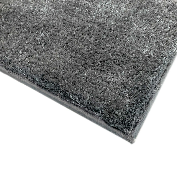 Luxe Home International Luxe Home Jordan Ultra Soft Microfiber (6x9 Feet) Floor Area Rug - Silver - Shaggy, Carpet for Living Room, Bedroom Carpets for Floor, and Home Decor - 6X9, Silver