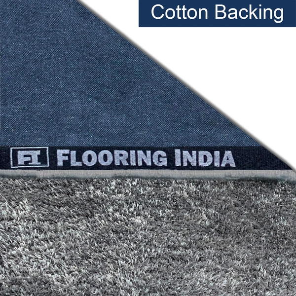 Luxe Home International Luxe Home Jordan Ultra Soft Microfiber (6x9 Feet) Floor Area Rug - Silver - Shaggy, Carpet for Living Room, Bedroom Carpets for Floor, and Home Decor - 6X9, Silver