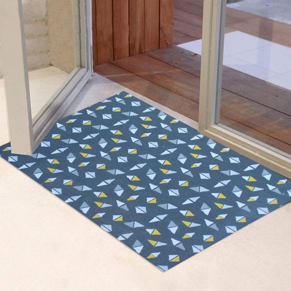 LUXE HOME INTERNATIONAL Luxe Home Magic Rubber Non Slip Entrance Doormat, Floor Mat and Utensil for Home, Kitchen, Table, Bed Room Side ( Stone, 40x60 Cm, Pack of 1 )