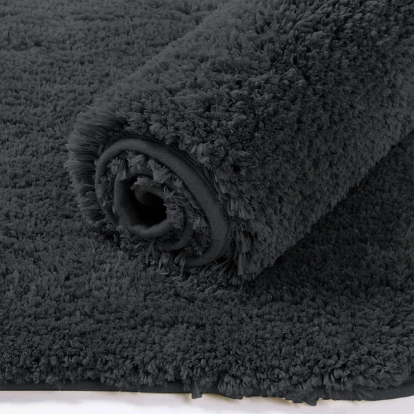 Luxe Home International Luxe Home Newman Carpets Microfiber Shaggy Carpet for Living Room, Bedroom - 3x5 Feet, Ultra Soft Non-Slip Fluffy Area Rug, Easy to Clean, Anthra - 3x5 Ft, Anthra