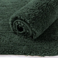 Luxe Home International Luxe Home Newman Carpets Microfiber Shaggy Carpet for Living Room, Bedroom - 3x5 Feet, Ultra Soft Non-Slip Fluffy Area Rug, Easy to Clean, Hunter Green - 3x5 Ft, Hunter Green