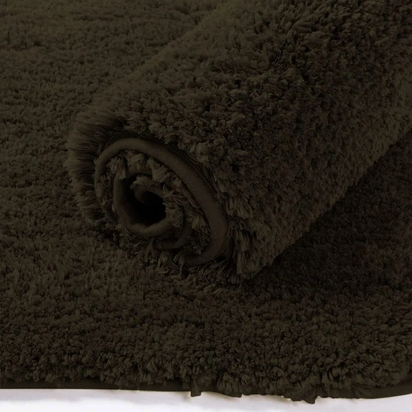 Luxe Home International Luxe Home Newman Carpets Microfiber Shaggy Carpet for Living Room, Bedroom - 3x5 Feet, Ultra Soft Non-Slip Fluffy Area Rug, Easy to Clean, Arabic Coffee - 3x5 Ft, Arabic Coffee