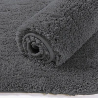 Luxe Home International Luxe Home Newman Carpets Microfiber Shaggy Carpet for Living Room, Bedroom - 3x5 Feet, Ultra Soft Non-Slip Fluffy Area Rug, Easy to Clean, Grey - 3x5 Ft, Grey