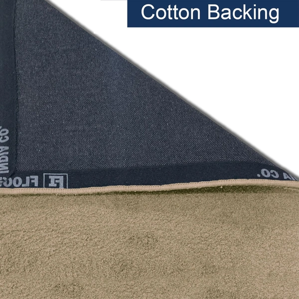 Luxe Home International Luxe Home Oman Ultra Soft Microfiber (6x9 Feet) Floor Area Rug - Beige - Shaggy, Non-Slip, Carpet for Living Room, Bedroom Carpets for Floor, and Home Decor - 6X9, Beige
