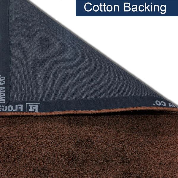 Luxe Home International Luxe Home Oman Ultra Soft Microfiber (6x9 Feet) Floor Area Rug - Coffee - Shaggy, Non-Slip, Carpet for Living Room, Bedroom Carpets for Floor, and Home Decor - 6X9, Coffee