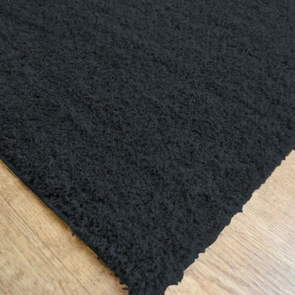 Luxe Home International Luxe Home Oman Ultra Soft Microfiber (6x9 Feet) Floor Area Rug - Anthra - Shaggy, Non-Slip, Carpet for Living Room, Bedroom Carpets for Floor, and Home Decor - 6X9, Anthra
