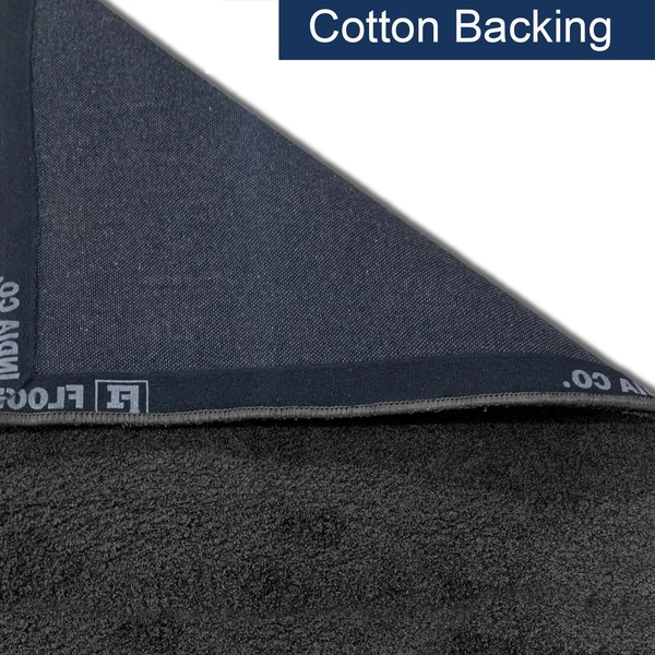 Luxe Home International Luxe Home Oman Ultra Soft Microfiber (6x9 Feet) Floor Area Rug - Anthra - Shaggy, Non-Slip, Carpet for Living Room, Bedroom Carpets for Floor, and Home Decor - 6X9, Anthra