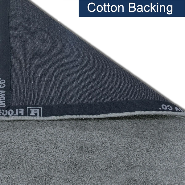 Luxe Home International Luxe Home Oman Ultra Soft Microfiber (6x9 Feet) Floor Area Rug - Silver - Shaggy, Non-Slip, Carpet for Living Room, Bedroom Carpets for Floor, and Home Decor - 6X9, Silver