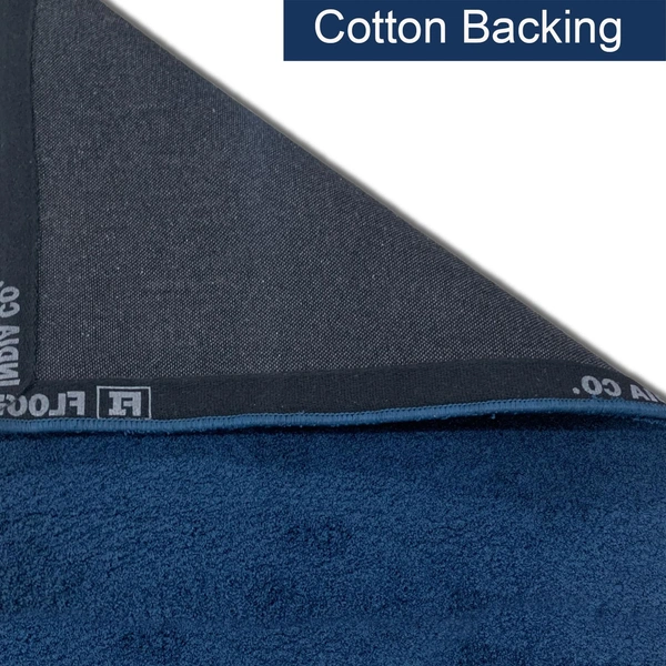 Luxe Home International Luxe Home Oman Ultra Soft Microfiber (6x9 Feet) Floor Area Rug - Teal - Shaggy, Non-Slip, Carpet for Living Room, Bedroom Carpets for Floor, and Home Decor - 6X9, Teal