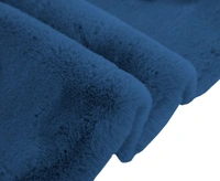 Luxe Home International Luxe Home Ruffle Ultra Soft Rabbit Fur Area Rugs Anti-Skid Washable Carpet for Kitchen, Bedroom, Living-Room, Prayer Room, Office, Hotels, Halls (Piece of 1, Teal, 6' x 9') - 6X9, Teal