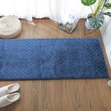 LUXE HOME INTERNATIONAL Luxe Home Runner 1000 GSM Rebbit Fur Anti Skid Slip Water Absorbent Machine Washable and Quick Dry Auatria Rugs ( Blue , 2 Ft x 5 Ft , Pack of 1 ) - Blue