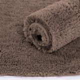 LUXE HOME INTERNATIONAL Luxe Home Bathmat 2800 GSM Microfiber Anti Slip Water Absorbent Machine Washable and Quick Dry Vegas Mats for Bathroom, Kitchen, Entrance ( Cocoa , 45x75 Cm , Pack of 1 ) - Cocoa