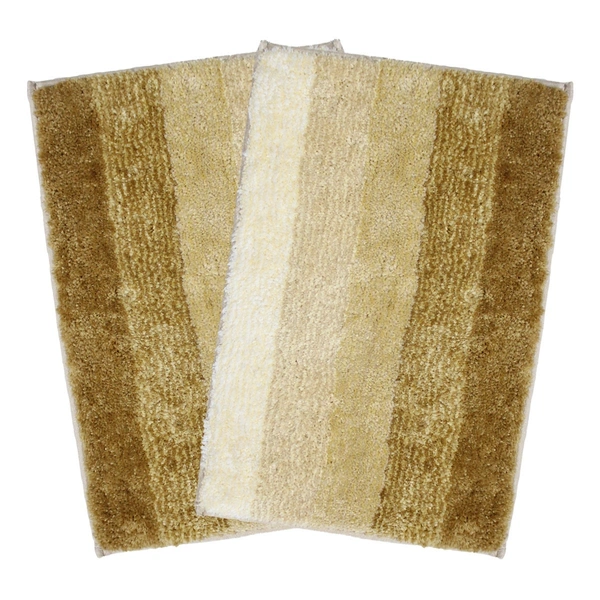 LUXE HOME INTERNATIONAL Bath Mat Super Soft Non Slip Mat For Bathroom, Bedroom, Living Room - 40x60 cm, Teracotta