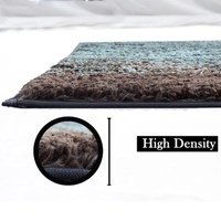 LUXE HOME INTERNATIONAL Bath Mat Super Soft Non Slip Mat For Bathroom, Bedroom, Living Room - 40x60 cm, Burnt Green