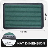LUXE HOME INTERNATIONAL Luxe Home Rubber Doormats Entrance Foot mate water absorbing Door Mat For Bathroom Floor, Room Mats, Size 40x60 cm, Green - 40x60 cm, Green