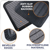LUXE HOME INTERNATIONAL Luxe Home Rubber Doormats Entrance Foot mate water absorbing Door Mat For Bathroom Floor, Room Mats, Size 40x60 cm, Grey - 40x60 cm, Green
