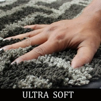 LUXE HOME INTERNATIONAL Tokyo Hermes Bathmat Microfiber Anti Skid Super Soft 1 Pieces ( Anthra, 45 Cm x 75 Cm ) - 45x75 cm, Anthra