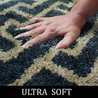 LUXE HOME INTERNATIONAL Tokyo Hermes Bathmat Microfiber Anti Skid Super Soft 1 Pieces ( Anti Gold, 45 Cm x 75 Cm ) - 45x75 cm, Anti Gold