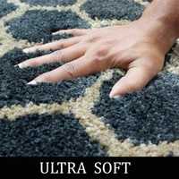 LUXE HOME INTERNATIONAL Tokyo Honeycomb Bathmat Microfiber Anti Skid Super Soft 1 Pieces ( Anti Gold, 45 Cm x 75 Cm ) - 45x75 cm, Anti Gold