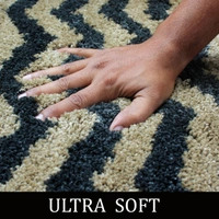 LUXE HOME INTERNATIONAL Tokyo Web Bathmat Microfiber Anti Skid Super Soft 1 Pieces ( Anti Gold, 45 Cm x 75 Cm ) - 45x75 cm, Anti Gold