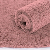 LUXE HOME INTERNATIONAL Vegas Bath Mat Soft, Non Slip Mat for Bedroom and Bathroom Floor - 60x90 cm, Fuscia