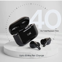 boAt Airdopes 161 with 40 Hours Playback, ASAP Charge & 10mm Drivers Bluetooth Headset - Black