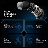 boAt Immortal 131 with Beast Mode, 40 Hours Playback and ENX Tech Bluetooth Headset - Black