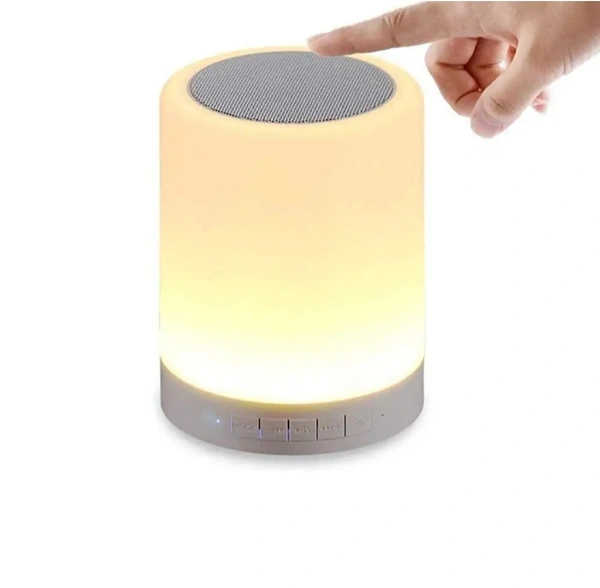 Bluetooth speaker, music player and lamp - rolled into one; LED mood lamp with 7 colour variants