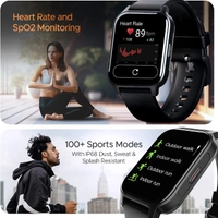 boAt Xtend Call Plus Smart Watch with 1.91" HD Display, Advanced BT Calling, Coins, ENX Tech, HR & SpO2, English & Hindi Languages, Multiple Watch Faces, 100+Sports Modes(Active Black)