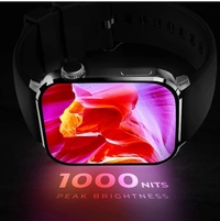 beatXP Unbound+ 1.8" (4.5 cm) AMOLED Display (1000 Nits Brightness), Bluetooth Calling Smart Watch, 100+ Sports Modes, Health Rate, SpO2 & Sleep Monitoring, Upto 7 Days Battery Life (Electric Black)