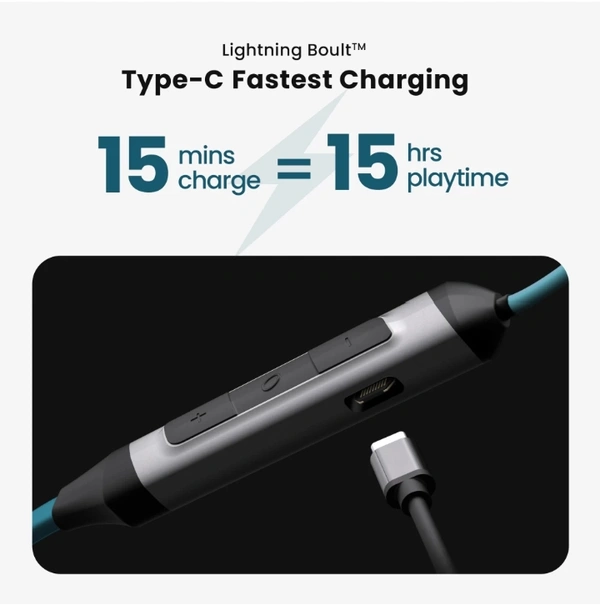 Boult Audio XCharge with ENC Mic, 28H Playtime, Ultra-Fast