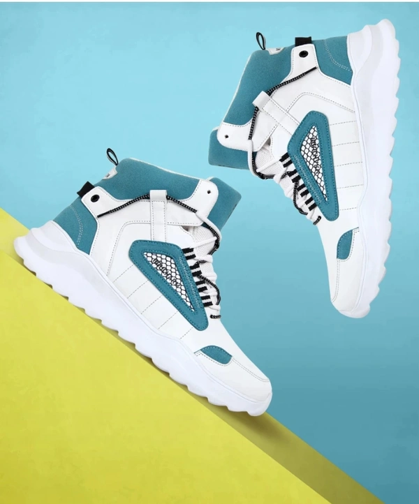Brucharm BRU-HIGH Sneakers/Running/ Gym&Training Shoes/Outdoors/Attractive Partywear Shoe/ High Tops For Men - 10