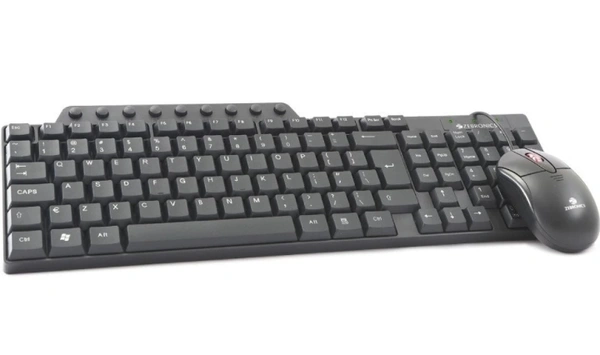 ZEBRONICS JUDWAA 555 Combo Mouse and Wired USB Laptop Keyboard