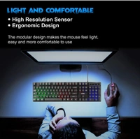 RPM Euro Games Gaming Keyboard and Mouse Combo | Keyboard - With 7 Color Backlit |Suspension Caps | Backlit | 104 Keys | Mouse - Upto 3200 DPI, 4 Levels 6 Buttons | 7 Color RGB Wired USB Gaming Keyboard (Black) Wired USB Gaming Keyboard