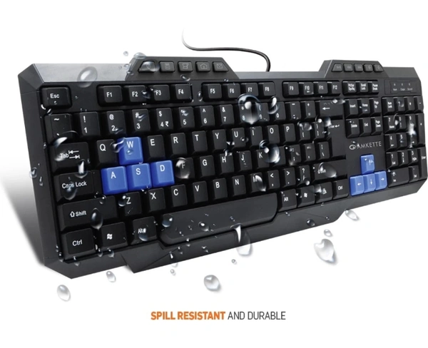 AMKETTE Xcite Neo Mouse & Wired USB Laptop Keyboard